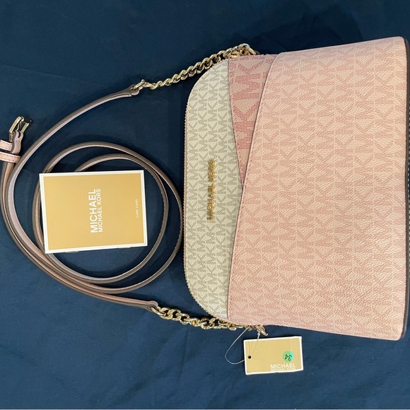 Michael Kors Pink and Cream Women's Bag NWT - Picture 1 of 5